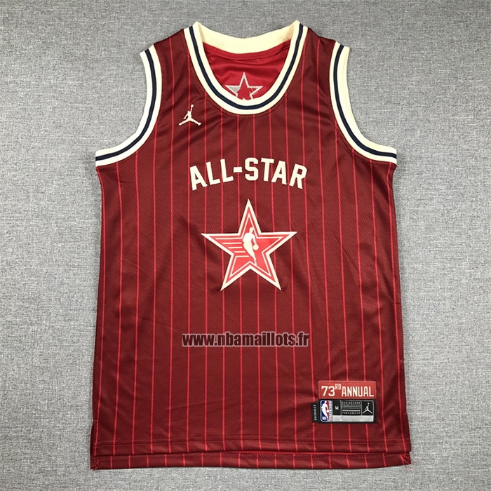 Maillot Enfant All Star 2024 Golden State Warriors Stephen Curry NO 30 Rouge
